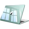 FINTIE Custodia Compatibile con MacBook Air 13.6 Pollici M5/M4/M3/M2 (2026/2025/2024/2022, A3449/A3240/A3113/A2681) - Cover Rigid Protettivo Guscio Rigido Case, Midnght Verde