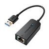 Cable Matters Adattatore USB a Ethernet (Adattatore Ethernet USB 3.0/ Adattatore USB Ethernet /USB a RJ45) Supportando Rete Ethernet 10 /100 /1000 Mbps Nero