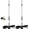 Bingfu Antenna 4G LTE 7Dbi TS9 Maschio Base Magnetica Cavo 3 m Compatibile con Modem USB Router Hotspot MiFi WiFi Mobile 4G LTE Jetpack AirCard AC791L AC815S AC770S,2 Pacchi