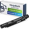 NinjaBatt Batteria per Asus A41-X550A A41-X550 F550 F450 X550 R510C R510J A550 K550 P550 X550C X550DP X550E X450 A550L X550J R510 - Alte prestazioni [4 Celles/2200mAh/33Wh]