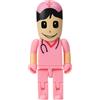 BORLTER CLAMP Chiavetta USB 64GB Modello di Infermiera Carino Pendrive USB 2.0 Memoria Flash Drive per Archiviazione Dati Esterna, Rosa