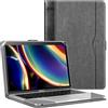 FINTIE Sleeve Custodia Compatibile con MacBook Air 13.6 M5/M4/M3/M2 (2026-2022), Air 13 M1 (2020-2018) e MacBook Pro 13 M2 M1 (2022-2016), Cover Protettiva Folio Case con Tasca, Nero