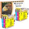 D&C Cartucce d'inchiostro compatibili per Brother LC-980/1100 per Brother DCP-6690CW DCP-J615W DCP-J715W MFC-490CW MFC-5490CN MFC-5895CW MFC-6490CW MFC-6890CDW MFC-790CW MFC-795CW MFC-990CW (6-Pack)