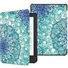 Fintie Custodia per Kobo Clara HD 6 2018 - Ultra Sottile Leggero Cover Protettivo in Similpelle con Auto Sveglia/Sonno Funzione per Kobo Clara HD 6 Pollici E-Reader, Emerald Illusions