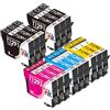 st@r ink Starink Cartucce T1295 Multipack Compatibili per Epson T1291 T1292 T1293 T1294 Stylus SX235W SX525WD SX420W SX440W WF3520 WF7515 Stylus Office BX305F (6Nero 3Ciano 3Magenta 3Giallo,15P)