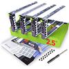 WORKDONE 4 pezzi - Vassoio caddy da 2,5 pollici per disco rigido, Compatibile con PowerEdge Dell T440 T640 R330 R430 T430 R630 T630 R730 R830 R930 R320 R420 R310 R410 R415 G176J - Vassoio Hot-Swap