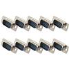 Futheda 10 Pz Computer DB9 Maschio a Saldare Tipo 9 Pin RS232 Socket D-Sub Connettori
