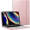 FINTIE Sleeve Custodia Compatibile con MacBook Air 13.6 M5/M4/M3/M2 (2026-2022), Air 13 M1 (2020-2018) e MacBook Pro 13 M2 M1 (2022-2016), Cover Protettiva Folio Case con Tasca, Oro Rosa