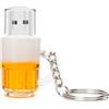 BORLTER CLAMP Chiavetta USB 32GB Forma di Boccale di Birra Pendrive Carino USB 2.0 Memoria Flash Drive per Archiviazione Dati Esterna