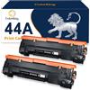 ColorKing 44A CF244A - Toner compatibili di ricambio per HP 44A CF244A Toner per stampanti HP Laserjet Pro M15w per stampanti HP MFP M28w Pro M15a MFP M28a (nero, 2 pezzi)