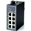 WIWAV WDH-8GT-DC 10/100/1000Mbps Switch Ethernet industriale Gigabit a 8 porte non gestito con guida DIN/montaggio a parete (UL in lista, senza ventola, -30°C ~ 75°C)