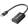 Cable Matters Adattatore USB C a DisplayPort (Adattatore da USB C a DP) DisplayPort 1.4 supporta la Risoluzione fino a 8K - Compatibile con Porta Thunderbolt 3