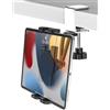 woleyi Supporto Tablet Cucina, Porta Tablet Cucina Tavolo Armadio di Facile Installazione, per iPad Pro 12.9 10.5 9.7 Air Mini 5 4 3 2, iPhone 16 15 Pro Max e 4-12.9 Tablet & Telefono