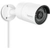 Reolink 5MP Telecamera Esterno PoE, Rilevamento di Uomo/Veicolo/Animale, Visione Notturna IR 30 metri, Registrazione Audio, Telecamera IP Esterno Impermeabile IP67, Slot per Scheda microSD, RLC-510A