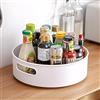 Semlos Lazy Susan - Organizer per credenza e giradischi, portaspezie multifunzionale, per riporre e organizzare la cucina, porta condimenti girevole, antiscivolo, 22,9 cm