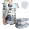 TAILI Sacchetti Sottovuoto Vestiti, Jumbo 4 Pack (80x100x38 cm), Buste Sottovuoto Vestiti Extra Large per Piumoni, Coperte, Trapunte, liberare spazio Organizzatore di armadi borse per abiti