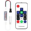 BTF-LIGHTING WS2811 e WS2812B 14 tasti DC5V-12V Wireless RF Led RGB Controller 300 tipi di effetti di luce Colore digitale LED Moduli di luce stringa