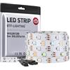 BTF-LIGHTING WS2812BALL 5m 30leds/m bianco PCB IP30