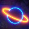 xocome Applique da parete a LED, decorazione da parete, alimentata a batteria o USB, luci al neon in acrilico per camera da letto, camera dei bambini, soggiorno, bar, feste, Natale, matrimoni