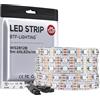 BTF-LIGHTING WS2812BALL 5m 60leds/m bianco PCB IP30