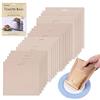 Winterworm 20 sacchetti riutilizzabili per toast, bustine per tostapane in Teflon, lavabili e antiaderenti, 4 misure, per toast, panini e snack, utilizzabili nel tostapane e nel microoonde