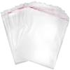 WakiHong Robell 300 Pezzi Sacchetti di cellophane Trasparente, Involucri Autoadesivi Aigillanti Piatto,Plastica Alimenti Sacchetto (13x15 cm)