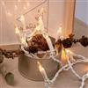 Hellum luci da fata per interni, mini luci da fata 10 lampadine di ricambio chiare e calde, illuminate 1,35 m, bianche a cavo con spina per Natale 831153