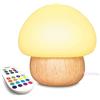 NiC IS COCNG Luce Notturna Lampada Comodino USB per Bambini, Forma di Fungo