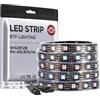 BTF-LIGHTING WS2812BALL 5m 60leds/m nero PCB IP67