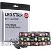 BTF-LIGHTING WS2812BALL 1m 60leds/m nero PCB IP65