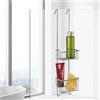kowald Design - Mensola per Doccia da appendere colore cromato, 68x15x12cm