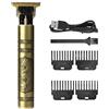 HOMPUCKS Macchina per taglio dei capelli modello Buddha, Rasatura da uomo Trimmer Hair Buddha Gold, Rasoio professionale, rasoio per barba, rasatura, profilatura Buddha Gold senza fili