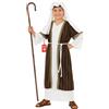 Fun Shack Costume Pastorello Bambino, Costume Presepe Halloween Bambino, S | Tunica Bianca, Giacca Marrone, Cintura & Copricapo, Look da Presepe, Perfetto per Halloween, Ideale per il Gioco di Ruolo