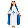 Fun Shack Costume Vergine Maria Bambina - Vestito Presepe Vivente per Bambini, Abito Tradizionale per Natale e Recite, S