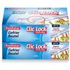 Freshstar Freshstar Clic-Lock sacchetti freezer 3.0l, 2 x 60 pz à 2 x 27 x 25 cm, confezione scorta, set da 2 unità - 1680 g