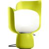 FontanaArte Fontana Arte Blom Lampada da Tavolo, Giallo Metallo, Altezza: 24 cm Diametro: 15 cm
