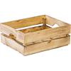 Confezione da 5 cassette medie in legno, cassette per frutta, cassette per  verdure, 16,5 x 10,5 x 6,4 cm -  Italia