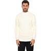 Ciabalù Maglione Uomo Invernale Pullover in Lana Slim Fit Made in Italy (XL, Bianco)