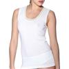 RAGNO Canottiera Maglia Intima Donna Spalla Larga 100 Lana Merino Bianco Lana 073092 (4-M)