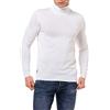 RED BRIDGE Maglia a Collo Alto da Uomo Dolcevita Maglione Bianco XL