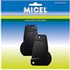 MICEL - 92568 - Set di tappi laterali per tende da sole, per profili di carico da 85 mm, colore: nero, 64,6 x 10,4 x 96,4 mm