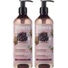 sarcia.eu ITINERA Sapone liquido all'uva rossa toscana, 95% di ingredienti naturali 370 ml (2 pezzi, Rossa uva)