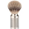 MÜHLE ROCCA Silvertip Badger - Pennello da barba naturale di lusso, perfetto con saponi e creme