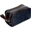 Time Resistance Borsa da toilette in pelle - Borsa cosmetica italiana - Dopp di classe - Time Resistance