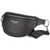 Berliner Bags Premium Marsupio Mona Borsa Tracolla in Pelle Donna Uomo Fanny Pack (Nero)