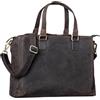 STILORD Claire Borsa Business Donna in Vera Pelle 15 Pollici | Cartella | Borsa per Laptop DIN A4 | Borsa a Tracolla e a Mano per Ufficio Colore:marrone scuro