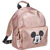 ONOMATO! Mickey Mouse Zaino Backpack per ragazze e donne, per bambini e adulti, Oro rosa