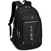 SIVENKE Zaini Scuola Borsa Studente Bookbag Laptop Zaino Computer Casual Spalla Daypack Travel Back Pack per Ragazzi Adolescenti (Grigio)