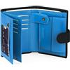 SENDEFN SENFEFN Portafoglio Uomo Vera Pelle Trifold, Portafogli Uomo Blocco RFID con 19 Porta Carte di Credito, Tasca Portamonete, 3 Scomparti Banconote