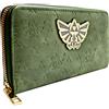 The Legend of Zelda Legend of Zelda Sbalzato Tri-Force simboli Portafoglio Verde